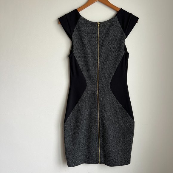 black and gray bodycon dress - Express - Picture 3 of 3
